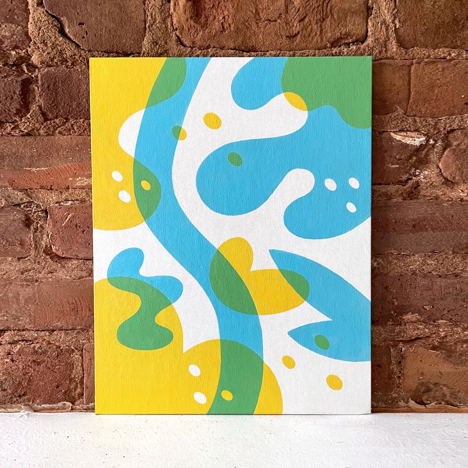 Sunny Days Ahead – Shadow Mounted Painting