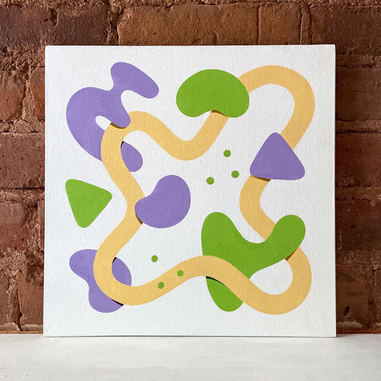 Squish Level : 1000 – Shadow Mounted Painting