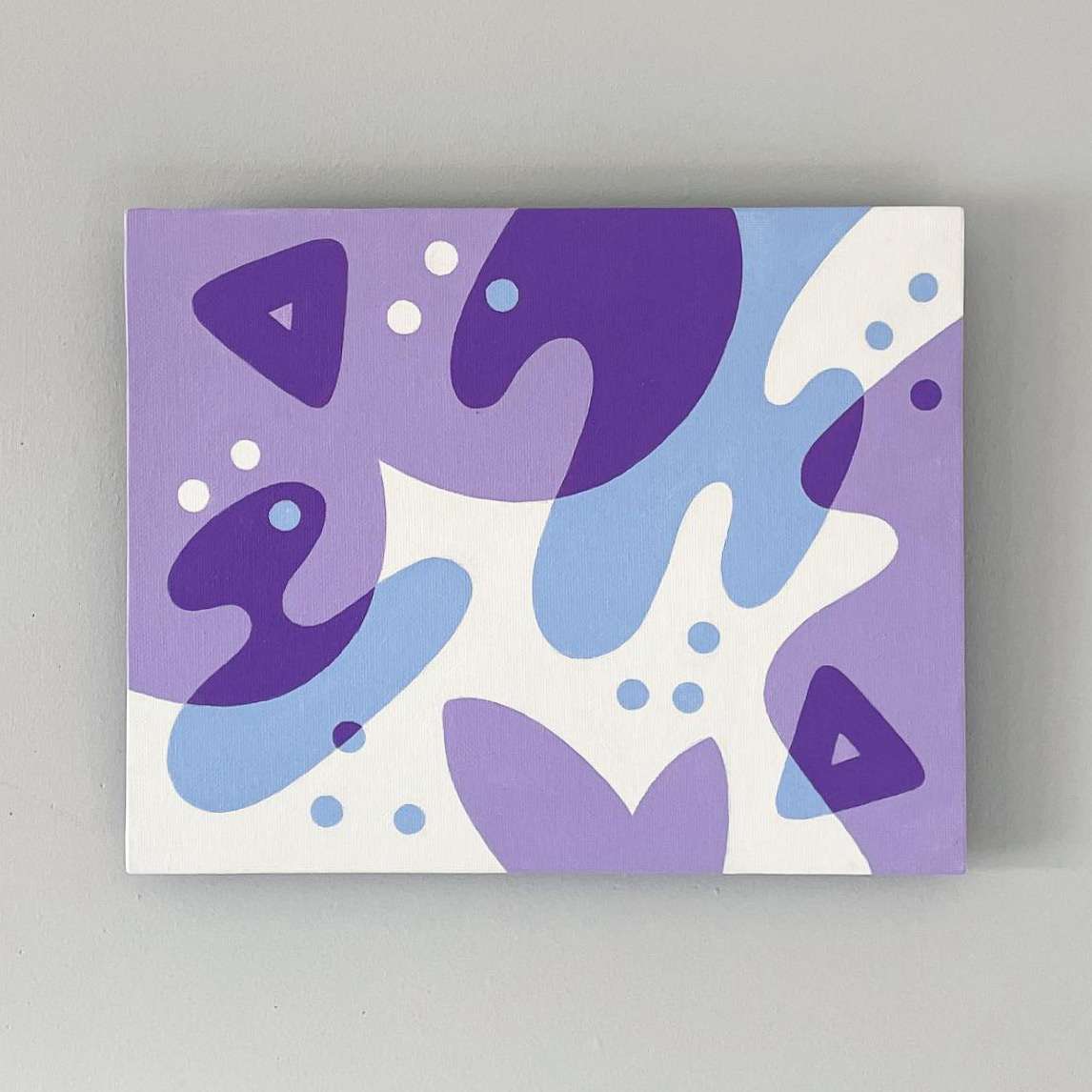 Winter Fuzzies – Shadow Mounted Painting