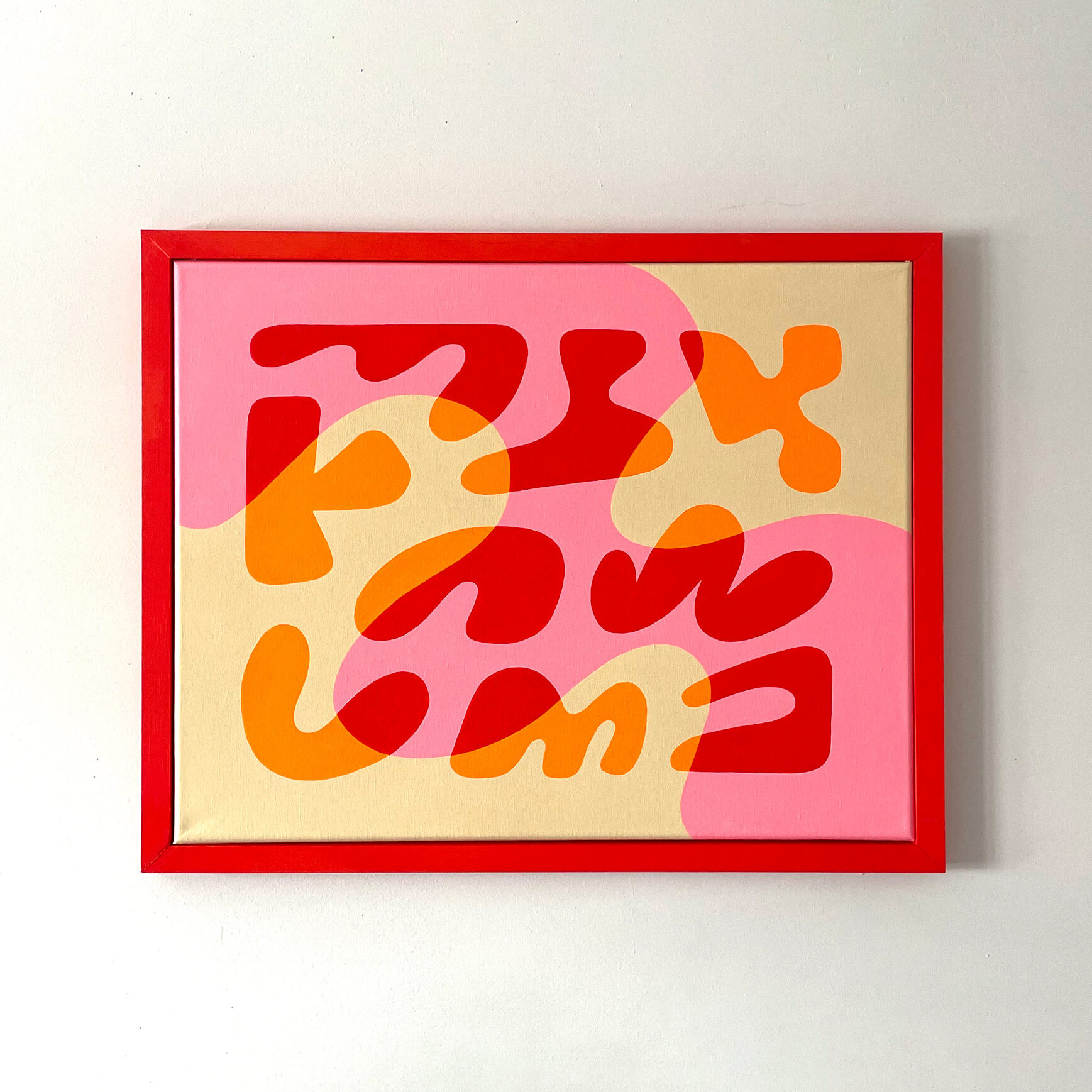 Lovey Dovey – Framed Painting