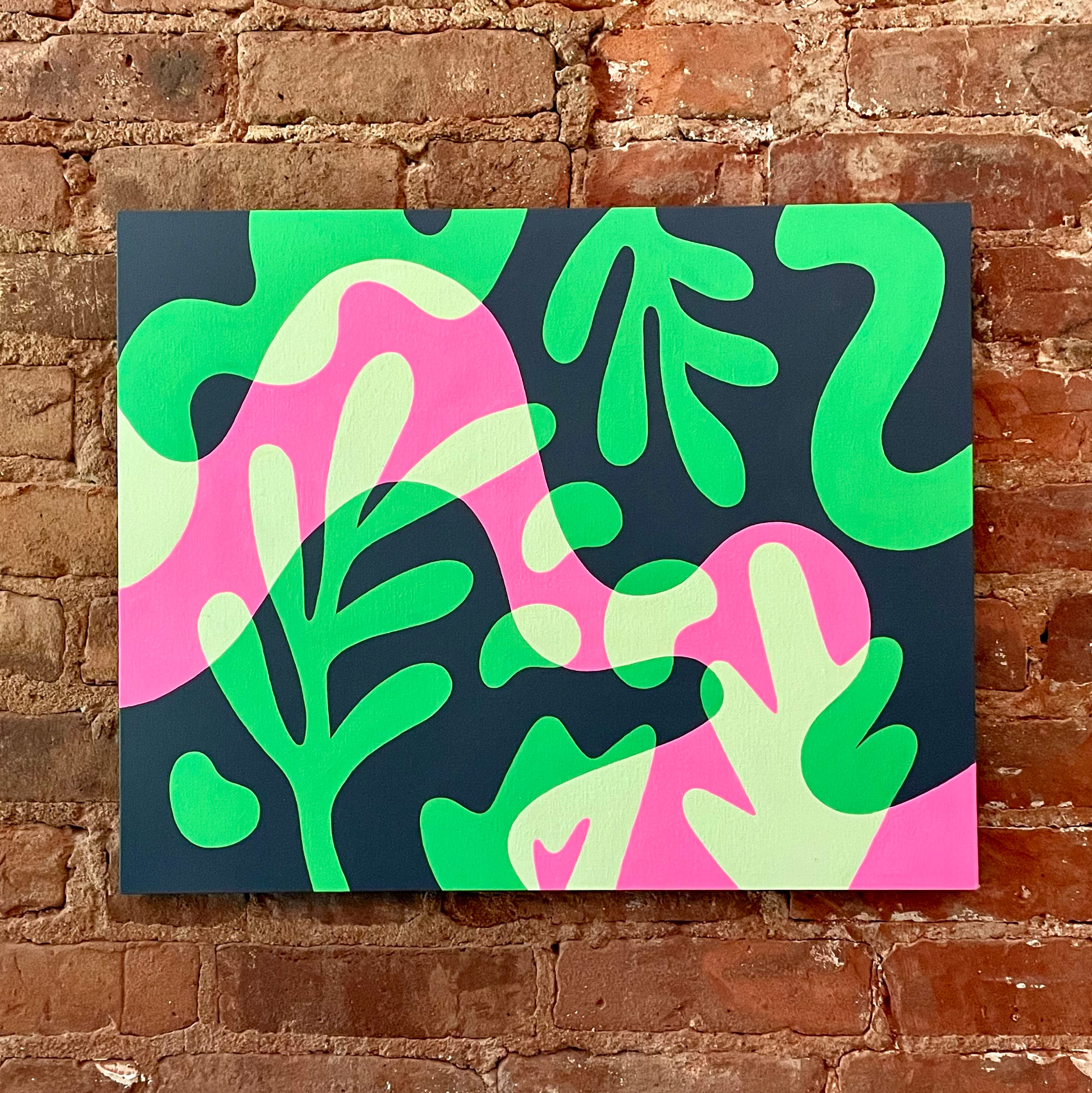 Planta Negative – Shadow Mounted Painting