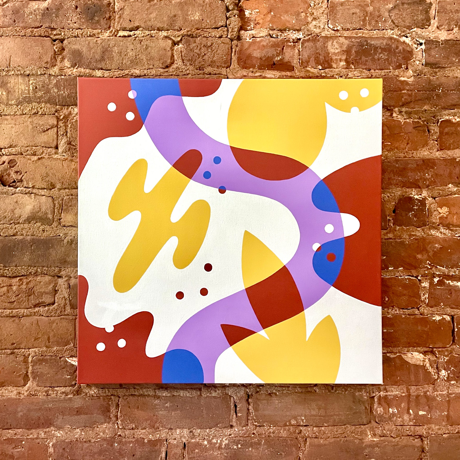 Weaving Through Traffic – Canvas Painting