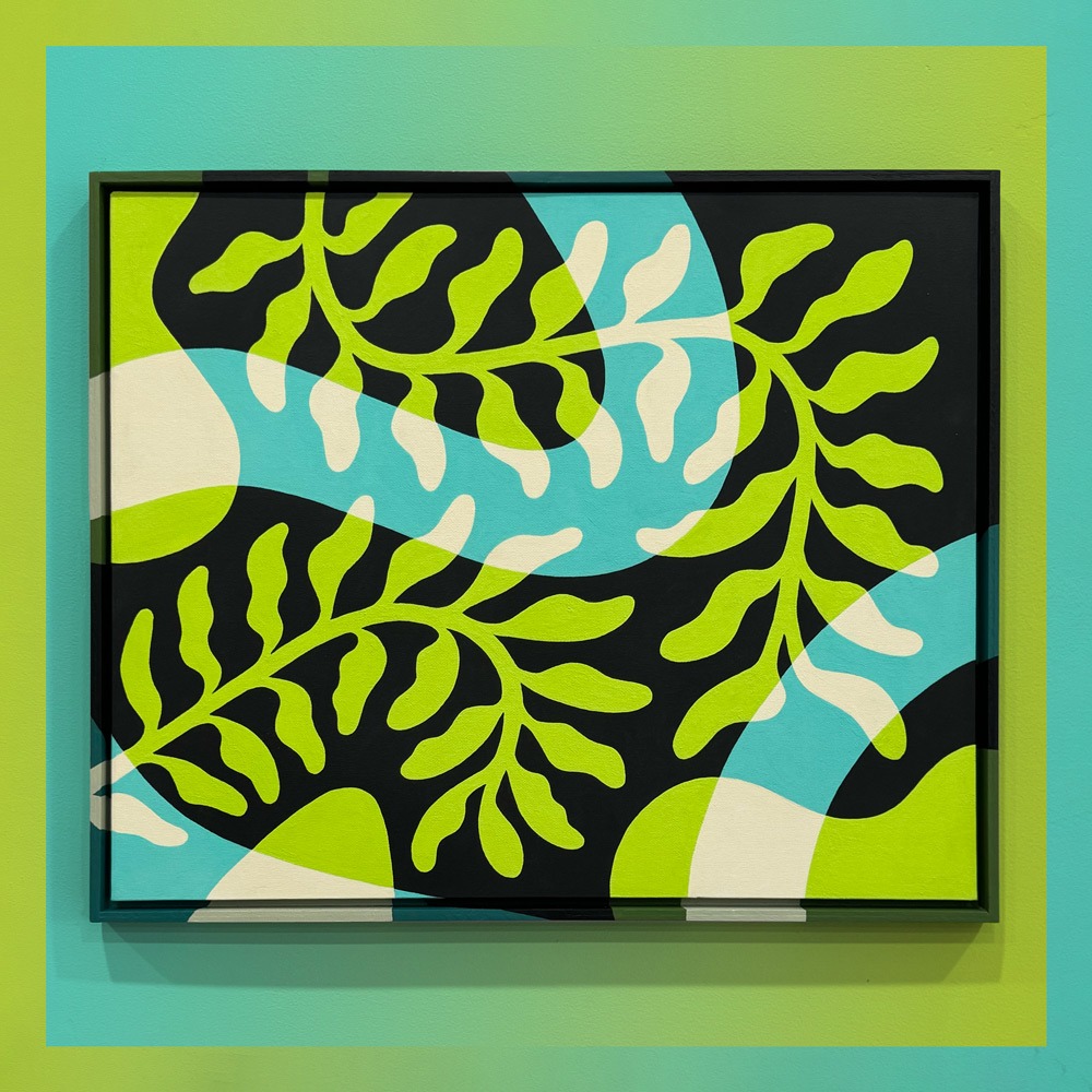 Moonshake – Shadow Framed Painting